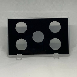 Retangular Acrylic đồng xu hiển thị trường hợp 2 hoặc 4 đồng tiền chủ với tùy chỉnh chèn bọt - Product Image 2