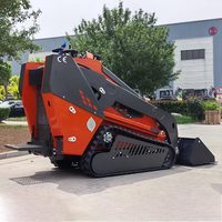 Nouvelle conception de mini-chargeuse compacte électrique pour les projets de nettoyage d'entrepôts intérieurs