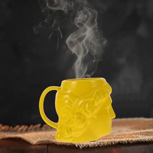 Personalizzato nordico creativo retrò scultura d'arte 3D grande capacità birra bevanda caffè antico greco Apollo tazza tazza ceramica - Product Image 3