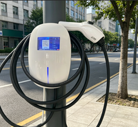 Chargeur de voiture électrique AC 7 kW, montage mural pour garage, station de charge AC monophasée