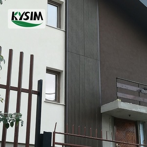 Paneles de revestimiento de madera para Exterior, revestimiento de pared Exterior de plástico y madera, fácil de instalar, resistente a la intemperie - Product Image 4
