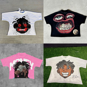 Maßgeschneiderte Herren Heavy Cropped T-Shirts mit Dickem Rundhalsausschnitt, Individuelle Blanko Cropped Boxy T-Shirts für Männer, Maßgefertigte Blanko Oversized Crop Boxy T-Shirts - Product Image 4