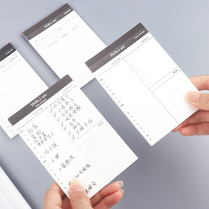 Mémo papier personnalisé bon marché auto-adhésif portable pour uriner Minutes de la réunion <span class=keywords><strong>Plan</strong></span> quotidien/mensuel arraché - Product Image 5