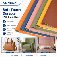 Tissu en similicuir grain litchi PU, matière synthétique douce, vegan, rexine, pour sacs à main, rembourrage, intérieur de voiture, panneaux muraux DAISTING