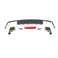 Accessoires de voiture de sport W218 11-15 ans, diffuseur arrière, embout d'échappement Lorinser, mise à niveau vers un style pour Benz Classe CLS CLS63