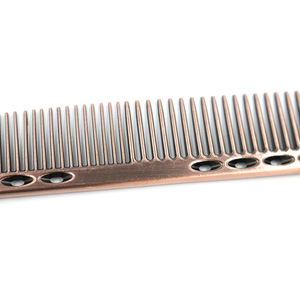 Logo personalizzato Space alluminio Pro pettine per parrucchiere taglio di capelli in metallo spazzola per capelli morente strumenti per barbiere accessori per parrucchieri pettine per capelli - Product Image 5