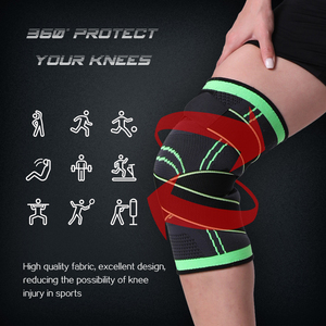 <span class=keywords><strong>Rodilleras</strong></span> Elásticas de Compresión <span class=keywords><strong>para</strong></span> <span class=keywords><strong>Fitness</strong></span> y Deportes con Soporte de Resorte y Vendaje Protector <span class=keywords><strong>para</strong></span> Baloncesto y Gimnasio - Product Image 6