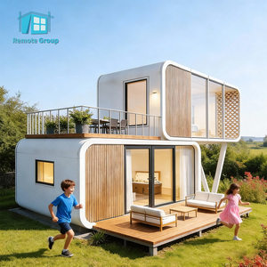 Lussuosa <span class=keywords><strong>Casa</strong></span> Mobile a 2 Piani Stile Apple, Arredata, in Legno, Modulare, con Pannelli Sandwich per Ville - Product Image 3