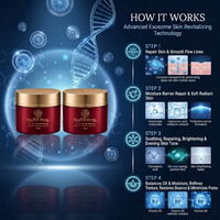 Crema Nutritiva Revive Pure con Exosomas de Embrión de Pollo Bio-Natural, Beneficios Antienvejecimiento para Todo Tipo de Piel - Belleza de Alta Gama