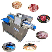 Machine à découper la viande de bœuf et de poulet de qualité supérieure, trancheuse à filets de poisson, machine à découper en dés commerciale, coupe-viande en cubes, machine à découper la viande fraîche