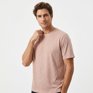 T-shirt à manches courtes personnalisable de qualité supérieure Jersey de coton respirant à séchage rapide avec option d'impression DTF pour hommes et femmes - Product Image 1