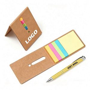 Pad Logo Notepads Printed Personalized Business Note Memo Sticky for Office Corporate <b>Presents</b> Custom Promotional Gifts - Product Image 1