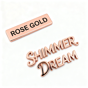 Etiqueta de <span class=keywords><strong>metal</strong></span> con forma de rectángulo y nombre de marca personalizado logotipo grabado de aleación de zinc etiqueta de <span class=keywords><strong>metal</strong></span> para bolso - Product Image 1