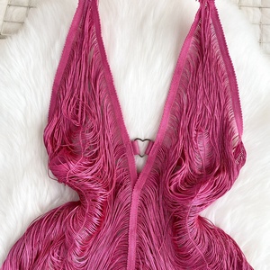 Chaleco Colorido para Discotecas, Bikini Sexy, Sujetador con Cuentas, Joyería para Bailar en <span class=keywords><strong>la</strong></span> Playa para Mujer - Product Image 4