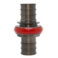 Raccord rapide pour équipement incendie d'usine DN65, coupleur de tuyau d'incendie Machino 2,5 pouces en laiton/aluminium 1,6 MPa