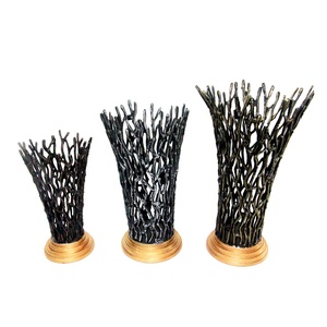 Florero de oro de estilo Simple nórdico, jarrón de mesa de hierro hecho a mano de diseño moderno y macetas Para Boda y decoración del hogar - Product Image 4