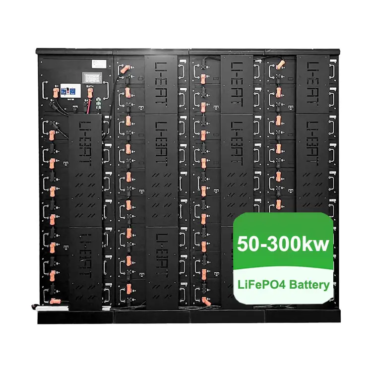 Batería de litio de alto voltaje 30kw 45kw 65kw 90kw 20kwh 35kwh 40kwh 70 kwh 80 kwh 110kw Lifepo4 Paquete de batería recargable