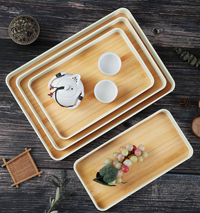 Assiettes ovales en résine mélamine, idéales pour la décoration de la maison, les aliments, les légumes, les fruits, les plateaux de service pour barbecue au charbon de bois - Product Image 6