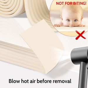 Protections d'angle pour bébé en mousse souple, protection de meubles, bande de pare-chocs pour bord de table de 6,56 pieds, protection contre les angles vifs, tables, cheminées - Product Image 6