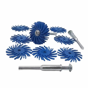Muela abrasiva para joyería Pulido de metal de <span class=keywords><strong>madera</strong></span>, muela abrasiva, <span class=keywords><strong>disco</strong></span> de cerdas radiales de 1 pulgada Kit de <span class=keywords><strong>disco</strong></span> de cerdas radiales - Product Image 2