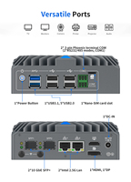 Mini PC con 2x 10G SFP+ y 2x 2.5G LAN, Tel N150, DDR5 4G/5G, PfSense, OPNsense, Router, Firewall, Dispositivo de Red, Gateway de Borde, Fibra
