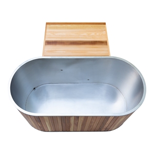 Bañera de Inmersión Fría Premium Todo en Uno de Alta Gama con WIFI y APP Integrada, Enfriador de Baño de Hielo, Bienestar, Madera y Acero Inoxidable, Terapia de Frío - Product Image 5