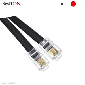 <span class=keywords><strong>1ft</strong></span> 3Ft 7ftフラット電話パッチコードR9 4P4C電話ケーブル - Product Image 4