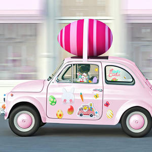 Aimants de réfrigérateur lapin de Pâques 2025, œufs et carottes, décorations de porte de garage tendance, aimants de réfrigérateur promotionnels pour fêtes - Product Image 5