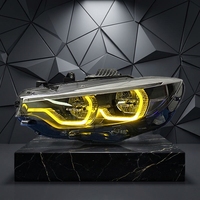 Projecteurs LED pour BMW Série 4 F32 F36 F80 F82 2013-2020, double couleur jaune et blanc, DRL à commutation, lampe de retrofit
