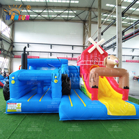 WINSUN taille personnalisée couleur Style commercial gonflable videur sautant maison trampoline gonflable adulte gonflable maison de rebond