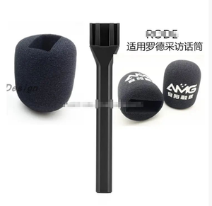 Personalizado para <span class=keywords><strong>RODE</strong></span> Wireless <span class=keywords><strong>GO</strong></span> <span class=keywords><strong>II</strong></span> Micrófono Parabrisas Impreso Pop Filter Esponja Cubierta con conector XLr para entrevistas - Product Image 4