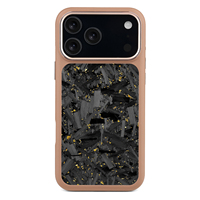Casing Magnetik Tekstur Serat Karbon untuk iPhone 18 Pro Max, Perlindungan Anti Benturan Seluruh Bodi, Penutup Pengisian Daya Nirkabel Slim Fit