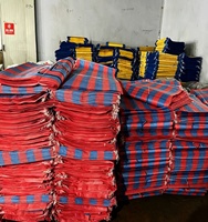 Ghana Burkina Faso AES zakken 100kg 120kg PP zakken geweven polypropyleen zakken voor suiker, landbouw, maïs, rode en blauwe pp zakken