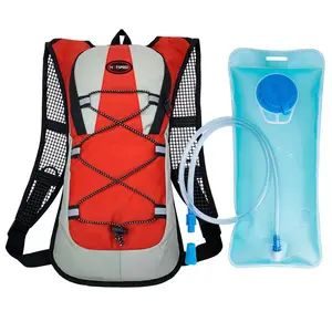 Kunden spezifische bunte Wander reise Fahrrad rucksack Wassers ack Radfahren Laufen wasserdichter Trink rucksack mit Wasser blase