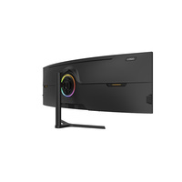 Moniteur incurvé de jeu 49 pouces 5K à large angle de vue, écran 120 Hz, dédié aux sports électroniques, moniteur d'ordinateur de bureau