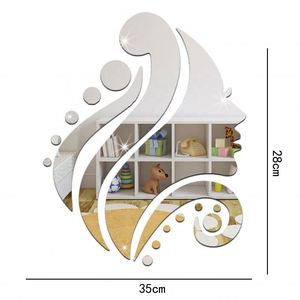 Beauty <b>Mirror</b> <b>Acrylic</b> Wall Sticker Self-adhesive Eco-Friendly Removable Decal 35x28cm Home Decor - Product Image 6
