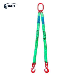 BaotフラットリフティングWebスリングポリエステルウェビングスリングヘビーデューティ2トン容量5:1安全ファクター - Product Image 2