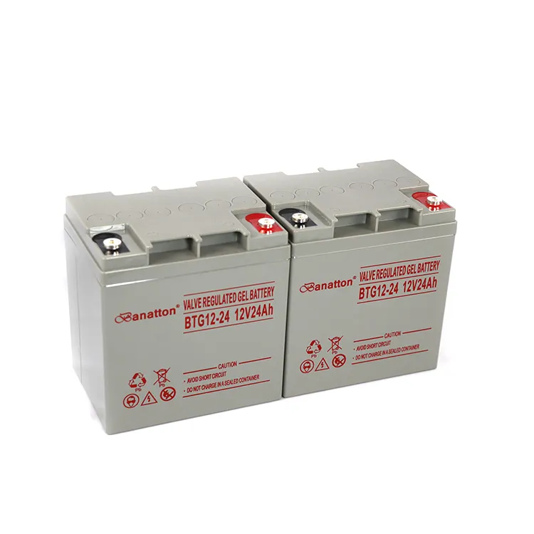 Banatton Bateria Storage Battery Quality Guaranteed Maintenance Free GEL 12V 24AH Lead Acid Rechargeable Energia Solar Battery