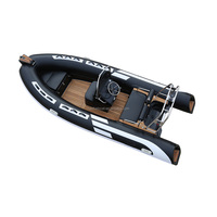 OCEANIA 480 Hypalon bateau de pêche gonflable 4m PVC coque en fibre de verre matériau aluminium nouveau dériveur lac activités de plein air