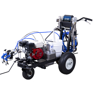 YG g10d thủy lực pit tông loại đường đánh dấu Máy 6.5HP máy bay phản lực lạnh đường đánh dấu máy với Dual Gun 10L/min - Product Image 3