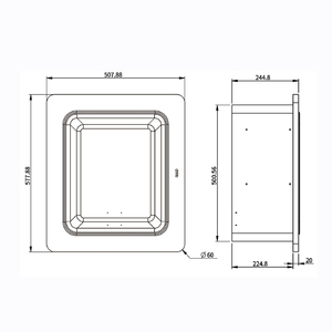 <span class=keywords><strong>Lecteur</strong></span> <span class=keywords><strong>de</strong></span> badges RFID intégré ISO 18000-6C Scanner fixe pour la vente au détail et la logistique - Product Image 5