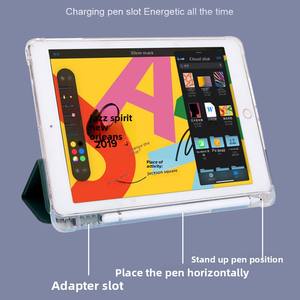 Funda Protectora Inteligente de PU de 8.3 Pulgadas con Ranura para Lápiz Transparente y Soporte Tríptico (<span class=keywords><strong>2</strong></span> Ángulos) para <span class=keywords><strong>iPad</strong></span> <span class=keywords><strong>Mini</strong></span> 6/7 - Product Image 4