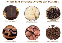Automatische 500Kg/Uur Asmmbly Chocolade Pindakaas Korstvorming Verspreid Productie Full Line Dubai Chocolade Productielijn