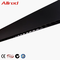 Luminaire LED linéaire à montage en surface, réflecteur en aluminium LED, éclairage commercial à haute efficacité