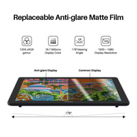 Huion KAMVAS 22 stylet passif sans batterie affichage de la tablette graphique numérique moniteur de stylo de dessin