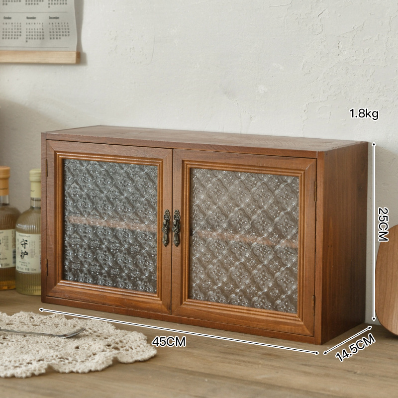 Gabinete de doble cara con puertas (vidrio Haitang - embalaje reforzado)