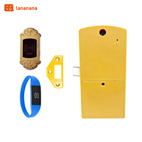 Serrure de cabinet RFID économique HF603SDN avec clé étanche et performance stable pour les petits magasins, les vitrines et les casiers de rangement