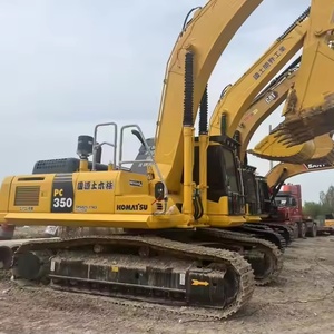 Excavadora de cadenas Komatsu PC350 de 35 toneladas, usada, original de Japón, con pocas horas de uso, para minería pesada y construcción, ¡gran oferta! - Product Image 4