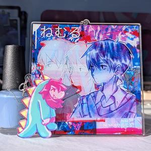 Amuleto Acrílico Personalizado OEM/ODM <span class=keywords><strong>de</strong></span> Omori, <span class=keywords><strong>de</strong></span> Doble Cara, para Videojuegos, Regalo para Fans del Indie - Product Image 2