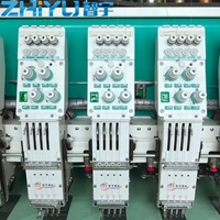 Machine à broder informatisée à grande vitesse à plusieurs têtes à 4 aiguilles à grande échelle, vente chaude